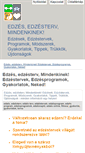 Mobile Screenshot of edzestervezes.hu
